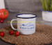 Customized Logo Printed Enamel Mug