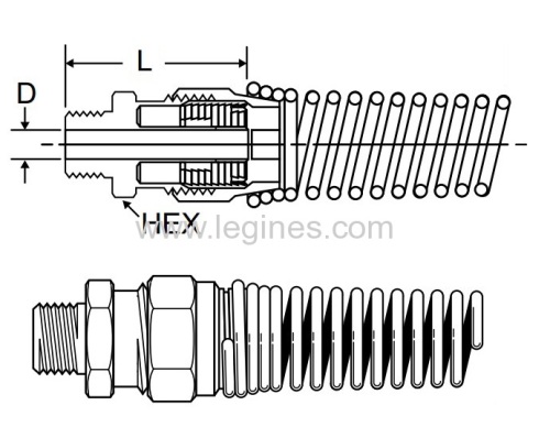 DOT AIR BRAKE HOSE ENDS