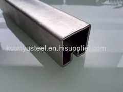 ASTM 316 grade stainless steel U grooved tube supplier in China