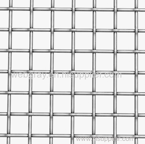 lock crimped mesh for decorative grill