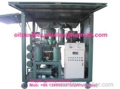 Double Stage Vacuum Oil Purifier Oil Purification Oil Filtration