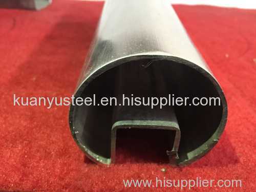 Produce SS304 316 stainless steel slotted round tube manufacturer