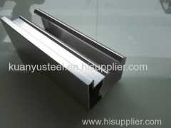 Stainless steel slotted glass profile tubes 316 price