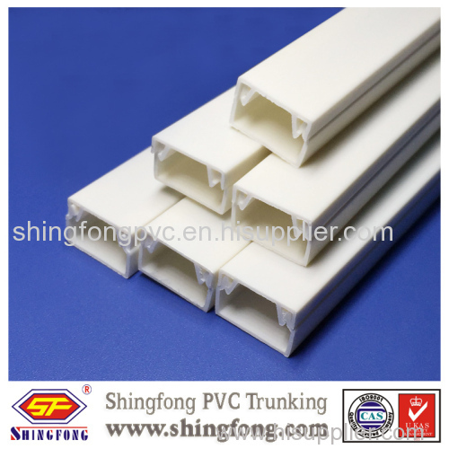 Full sizes colored PVC wire trunking electrical casing for cable
