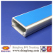 Fire resistant indoor outdoor electric wiring platic PVC Trunking Industrial canaletas pvc 59*22mm