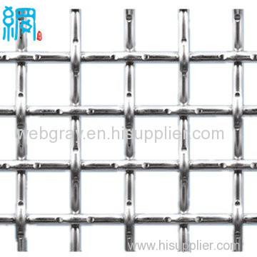 stainless steel flat top crimped mesh