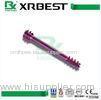 Titanium Alloy Knee Joint Prosthesis Double Head Screw For Knee Fracture Treatment