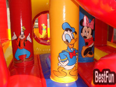 Mickey minnie mouse inflatable bouncer for kids