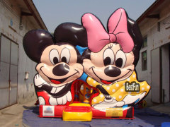 Mickey minnie mouse inflatable bouncer for kids