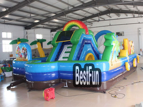 Beach style amusement parks inflatable