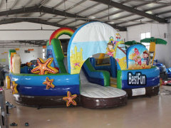 Beach style amusement parks inflatable