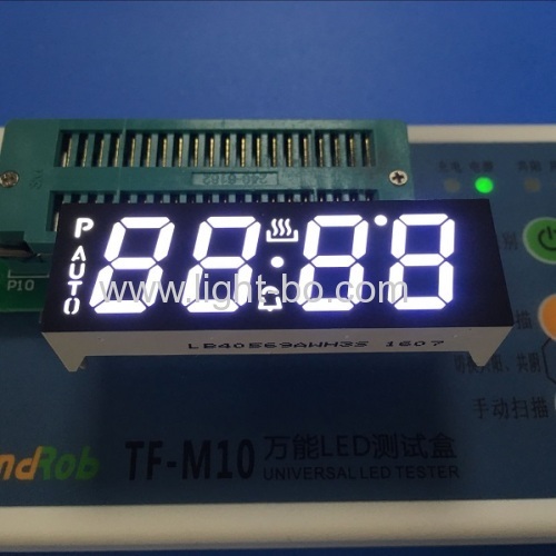 Custom Ultra Red 0.56  4 digit 7 Segment LED Display for Oven Timer Control