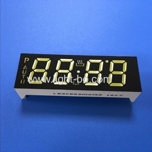 Ultra white common anode 4 digit 0.56" 7segment led display for digital oven timer control