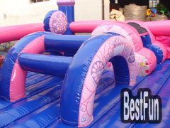 Giant Princess Palace inflatable toddler playground