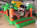 Inflatable tiger auto mouth playground