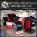 Classic formula car inflatable slide