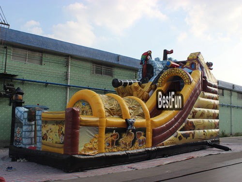 Inflatable Pirate ship kingdom outdoor playground