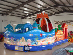 Volcano World inflatable amusement park