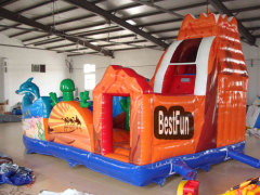 Volcano World inflatable amusement park