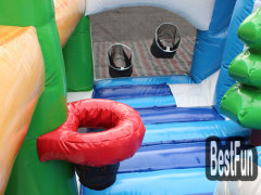 Winter theme inflatable jumping playground