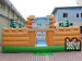 Winter christmas theme inflatable park