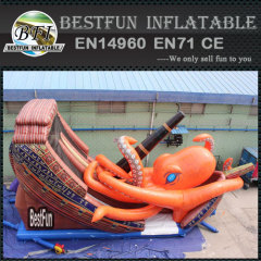 Octopus monster attack pirate ship slide