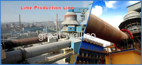 lime rotary kiln for tne active lime production line