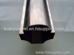 SUS 304 special shape stainless steel tube inside polish