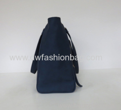 Fashion zippler lady handbag/PU fabric tote bag
