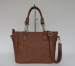 PU fabric handbag/Ladies brown hand bag