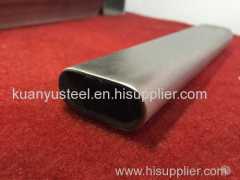Flat stainless steel tube SS304 grade manufacturer