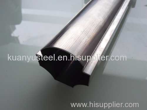 Stainless steel 304 irregular round polish tubes