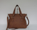 Fashion brown PU handbag/Lady hand bag