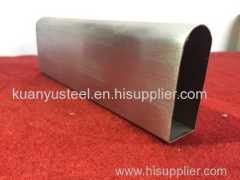 Stainless steel tube ASTM A554 irregular shape handrail pipe fabrication