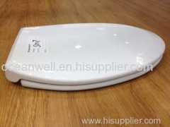 19'' PP toilet seat with American standard size with slow close and quick release from Xiamen sanitary ware manufacturer