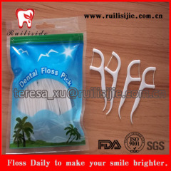 Dental floss picks toothpicks dental flosser UHMWPE thread Y shape dental floss holder