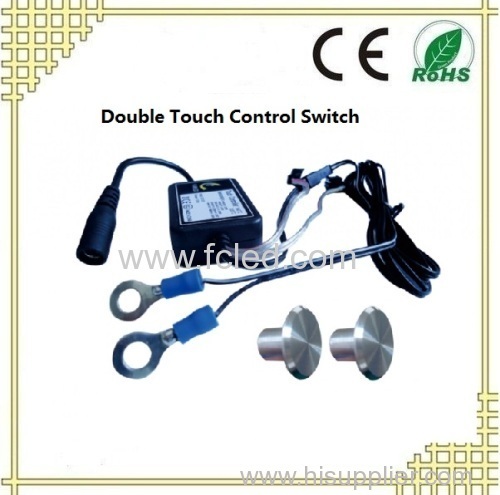 DC 12V Double touch Dimmer CONTROL SWITCH used with led liight