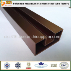 300 Series ASTM A312 Coloured Stainless Steel Tube For Decoration
