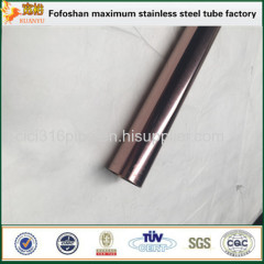 201 ISO Approved Colorful Stainless Steel Welded Tube