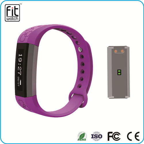 smart watch bracelet with pedometer and heart rate function