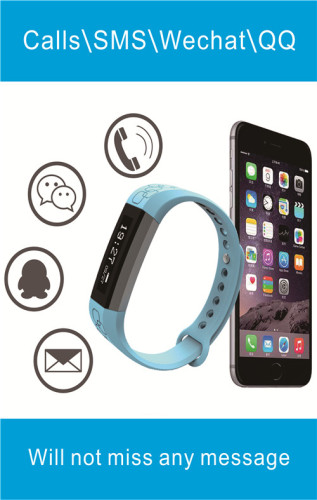 IP67 Waterproof OLED Screen Smart Wristband Bluetooth 4.0 Smartband