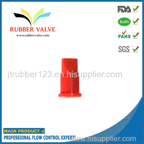 One way mini rubber duckbill valve