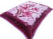 rose design bedding blankets weft knitting