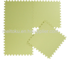 eco-friendly colorful PE film laminated eva jigsaw foam mat