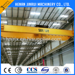 Factory Electric Travelling Double Girder Bridge Hanging Crane 5t Overhead Crane