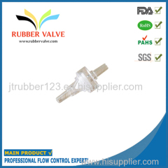 1/8 inch port medical grade plastic duckbill check valve