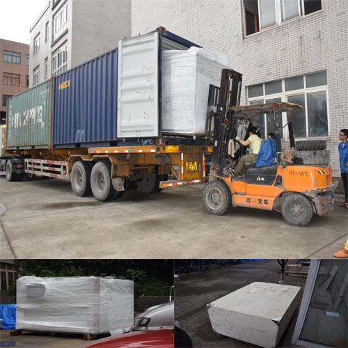 Powder Coating Booth & Oven Loading From Our Factory to Switzerland