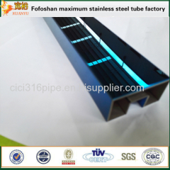 Foshan Factory 304 Royalblue Slotted Stainless Steel Tube