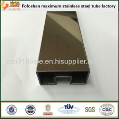316 Colored Single Stainless Steel Slot Pipe/Tube