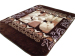 lighg brown color raschel blankets